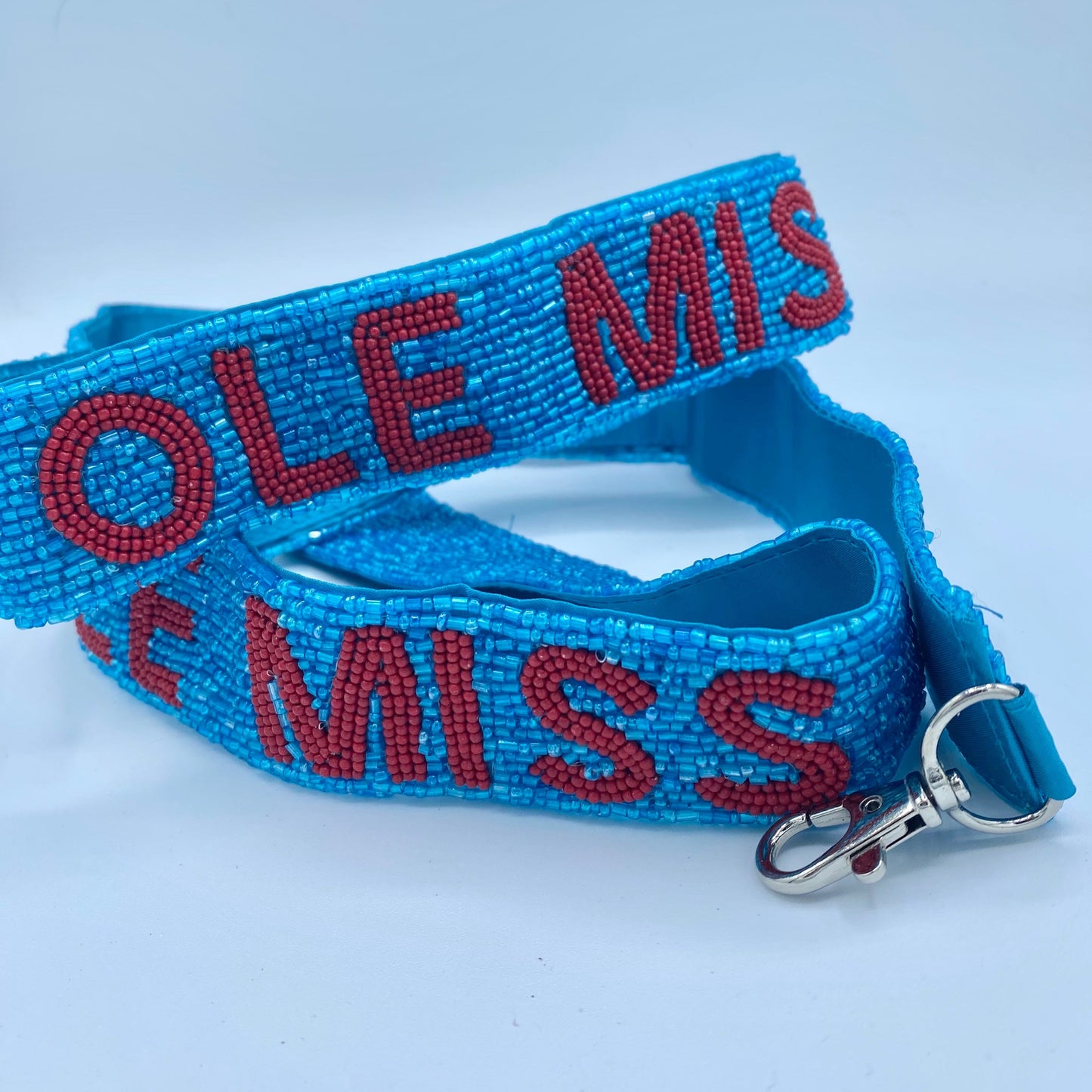 Ole Miss Beaded Strap